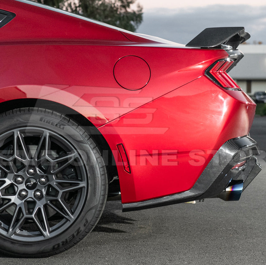2024+ Ford Mustang V2 Package Carbon Fiber Rear Bumper Diffuser