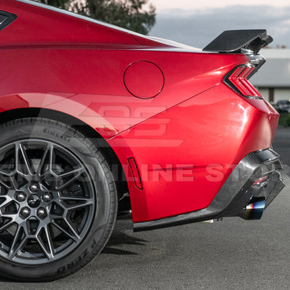 2024+ Ford Mustang V2 Package Carbon Fiber Rear Bumper Diffuser