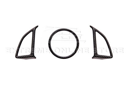 2019-24 Camaro Dry Carbon Fiber Steering Wheel Trim Cover