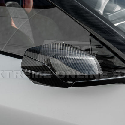 Chevrolet Corvette C8 DRY CARBON FIBER Replacement Mirror Covers