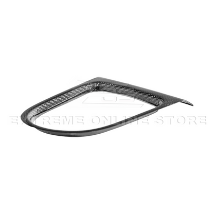 2015-23 Ford Mustang DRY CARBON FIBER Center Gear Shift Panel Trim Cover