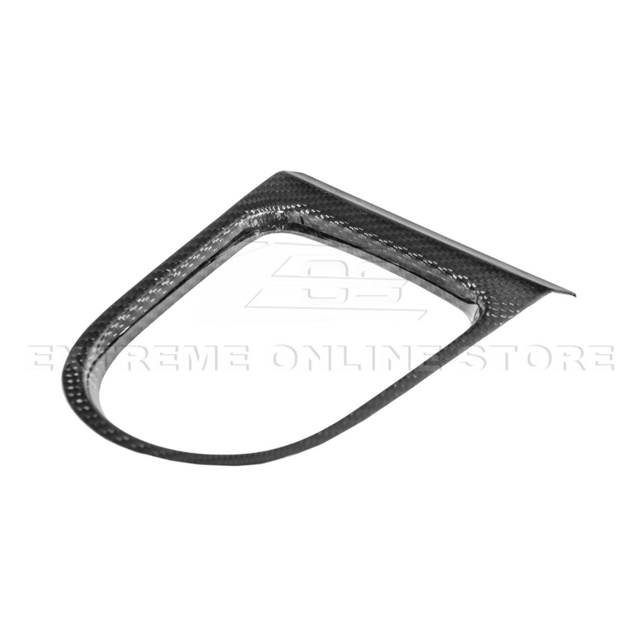 2015-23 Ford Mustang DRY CARBON FIBER Center Gear Shift Panel Trim Cover