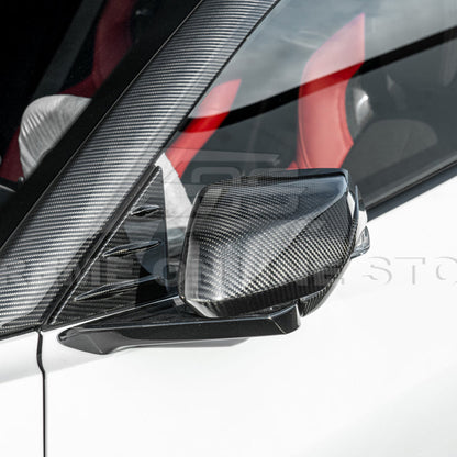 Chevrolet Corvette C8 DRY CARBON FIBER Replacement Mirror Covers
