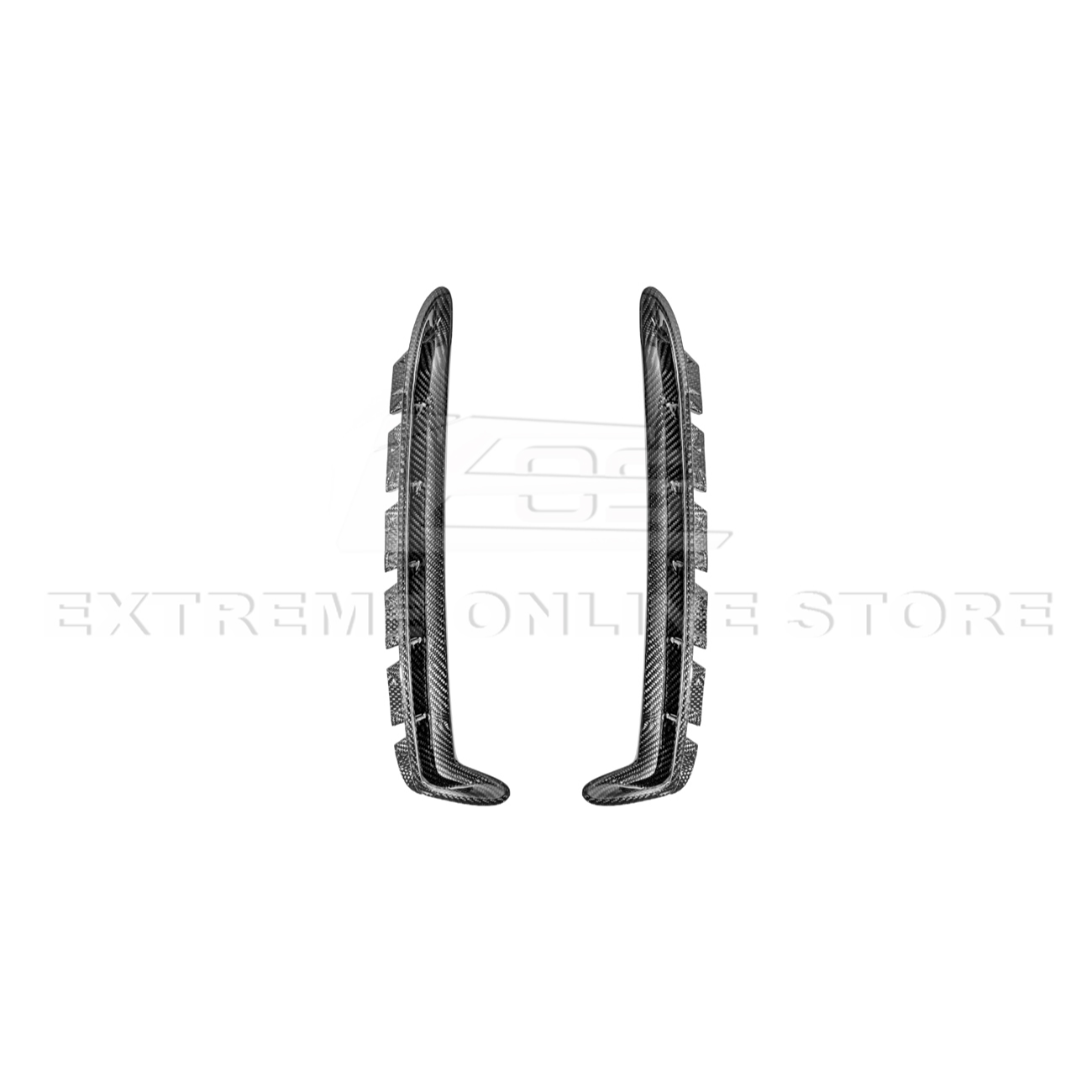 2015-20 Ford Mustang DRY Carbon Fiber Front Side Fender Vent Cover