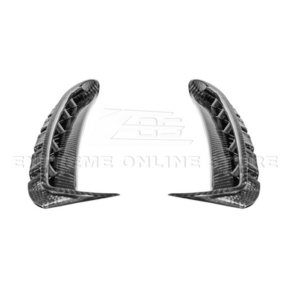 2015-20 Ford Mustang DRY Carbon Fiber Front Side Fender Vent Cover