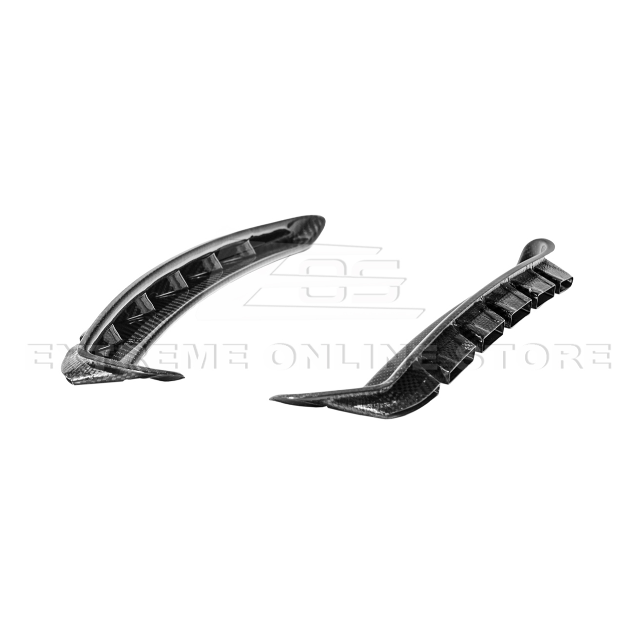 2015-20 Ford Mustang DRY Carbon Fiber Front Side Fender Vent Cover
