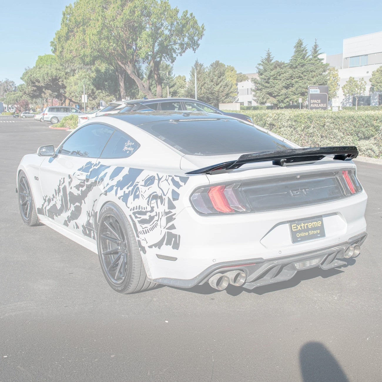2015-23 Ford Mustang GT500 Wickerbill Rear Spoiler
