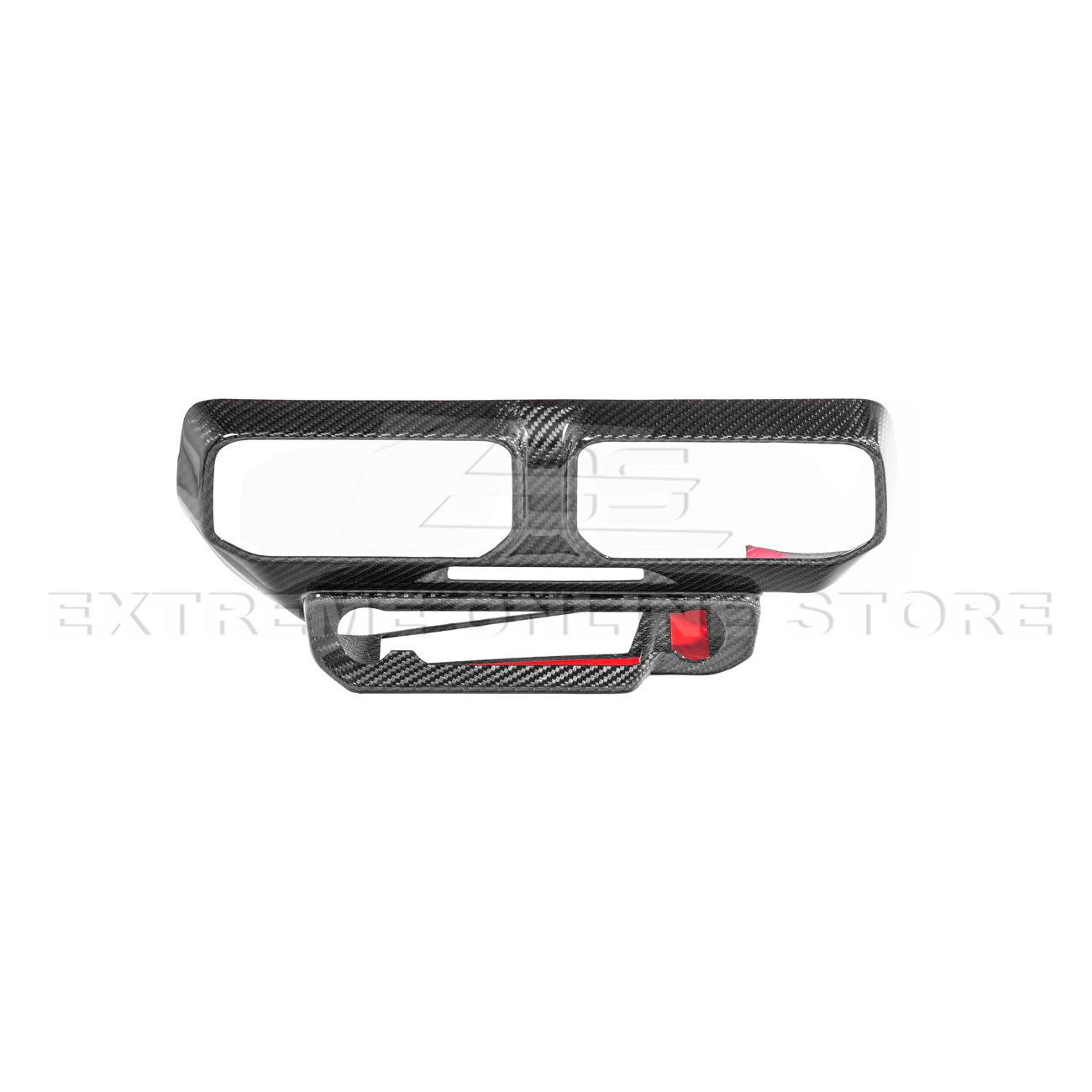 2024-Up Ford Mustang Single Screen Interior DRY CONBON FIBER Center Console Cover