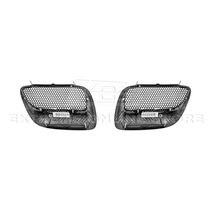2004-06 Pontiac GTO Dry Carbon Fiber Replacement Front Mesh Grille Insert