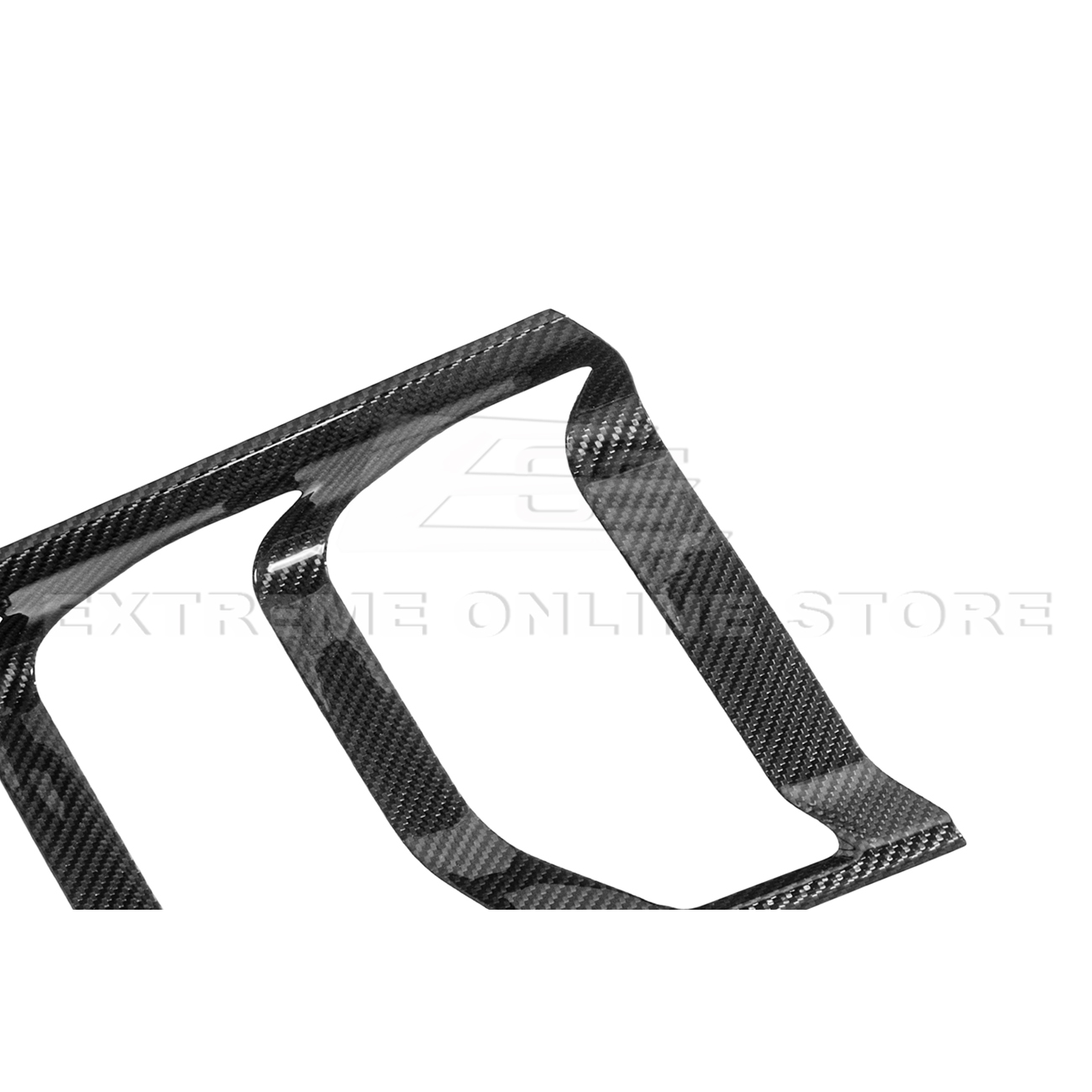 2015-17 Ford Mustang DRY CARBON FIBER Rear Tail Light Trim Bezel Cover Pair
