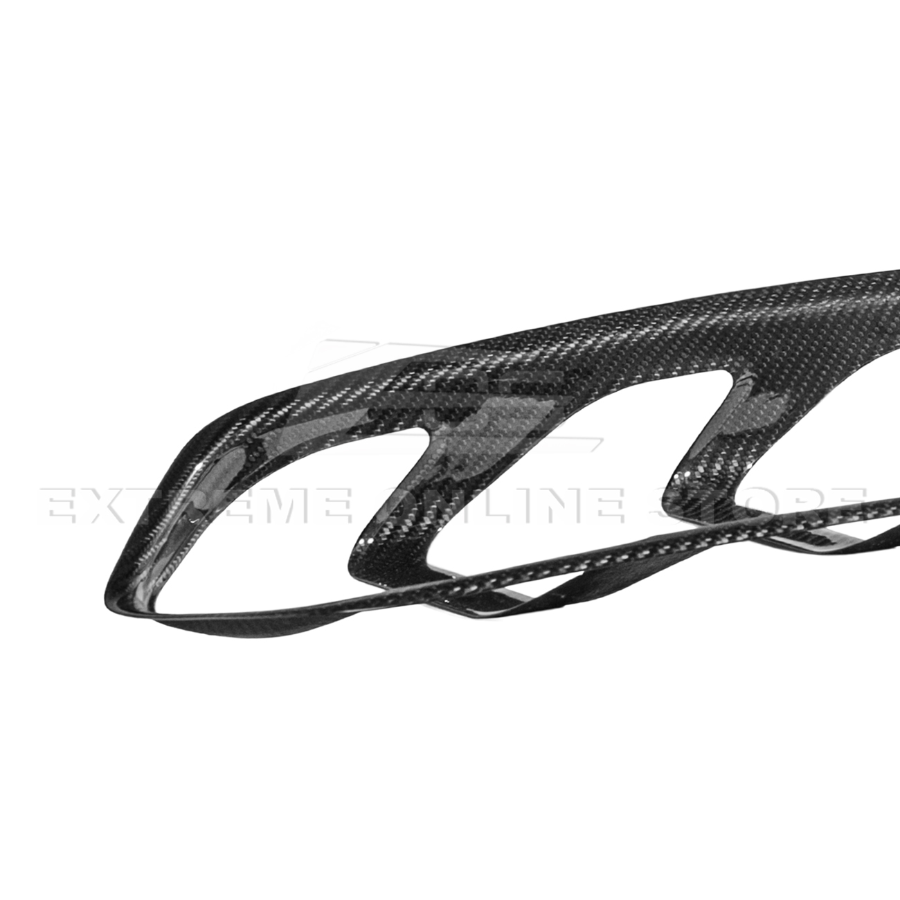 2015-17 Ford Mustang DRY CARBON FIBER Rear Tail Light Trim Bezel Cover Pair