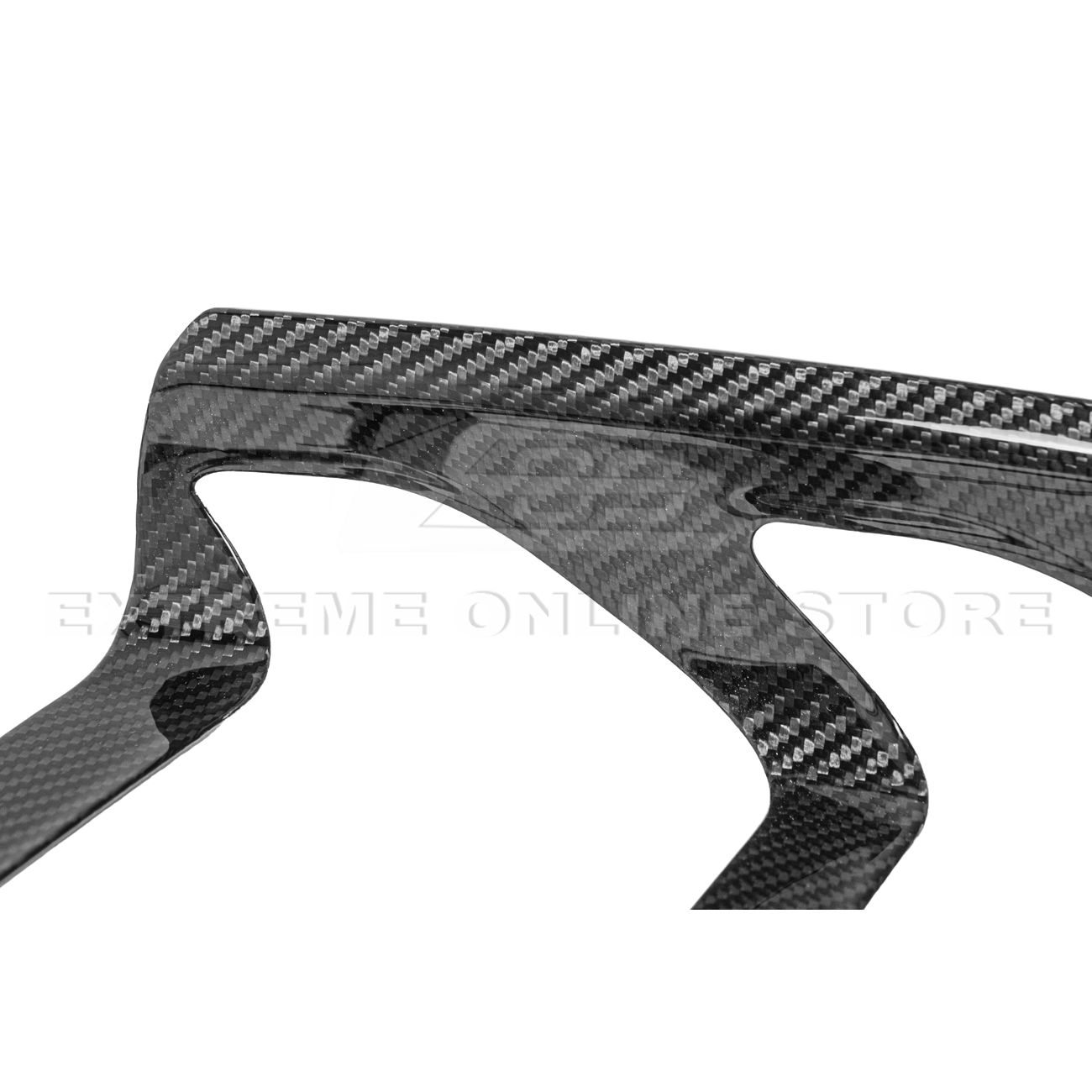 2015-17 Ford Mustang DRY CARBON FIBER Rear Tail Light Trim Bezel Cover Pair