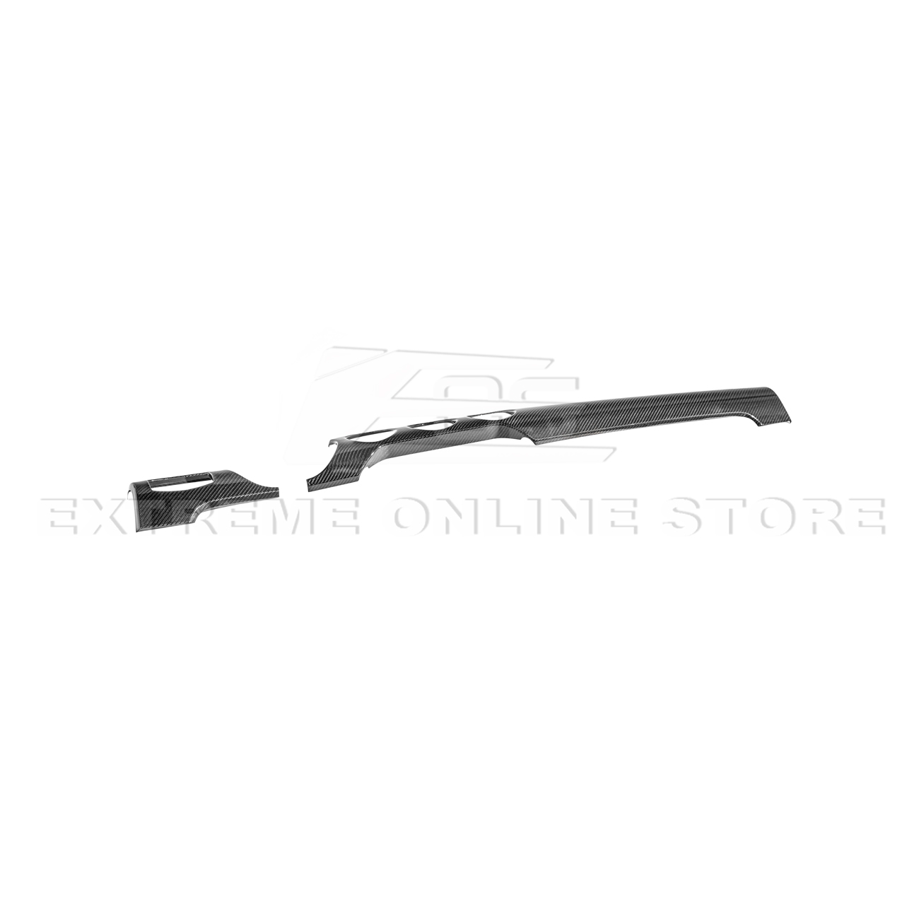 2015-23 Ford Mustang 3 AC DRY CARBON FIBER Dashboard Panel Trim