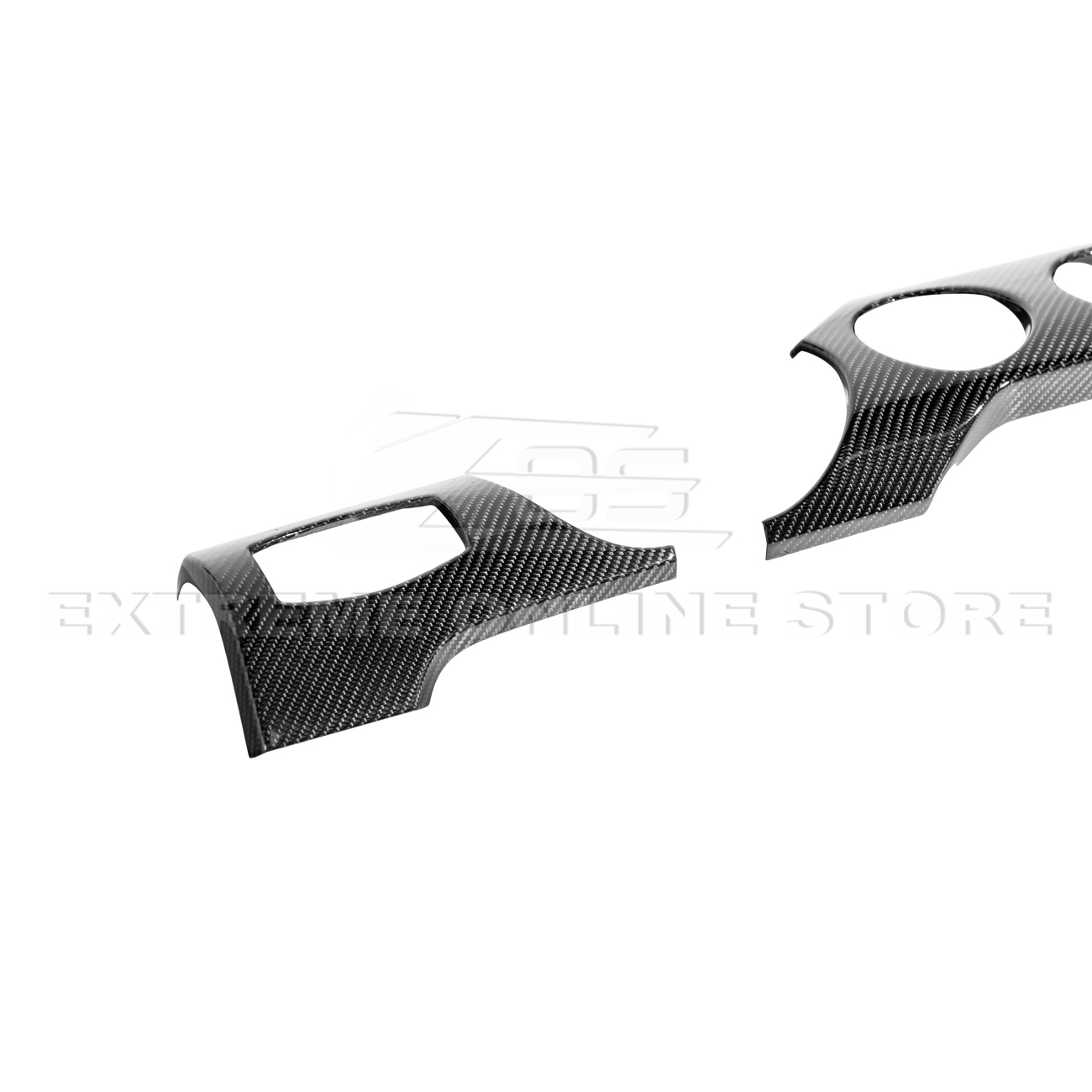 2015-23 Ford Mustang 3 AC DRY CARBON FIBER Dashboard Panel Trim