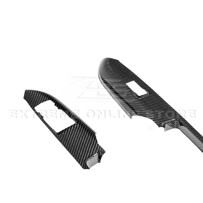 2015-up Ford Mustang DRY Carbon Fiber Side Door Glass Lifting Panel