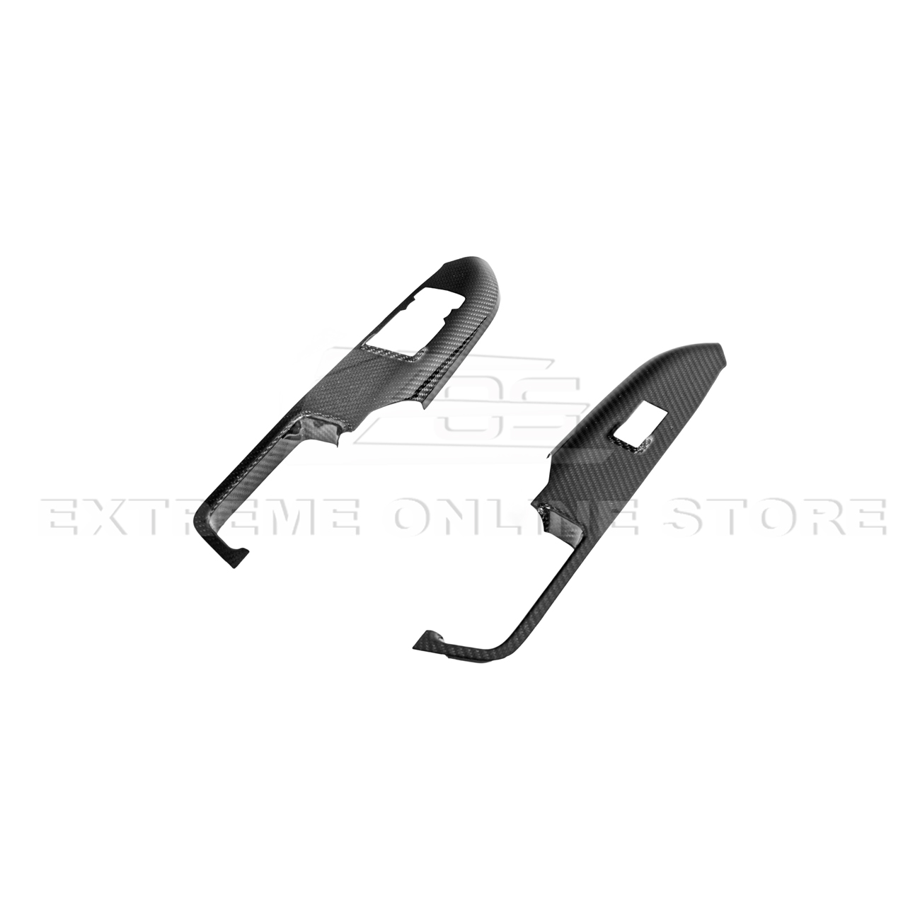 2015-up Ford Mustang DRY Carbon Fiber Side Door Glass Lifting Panel