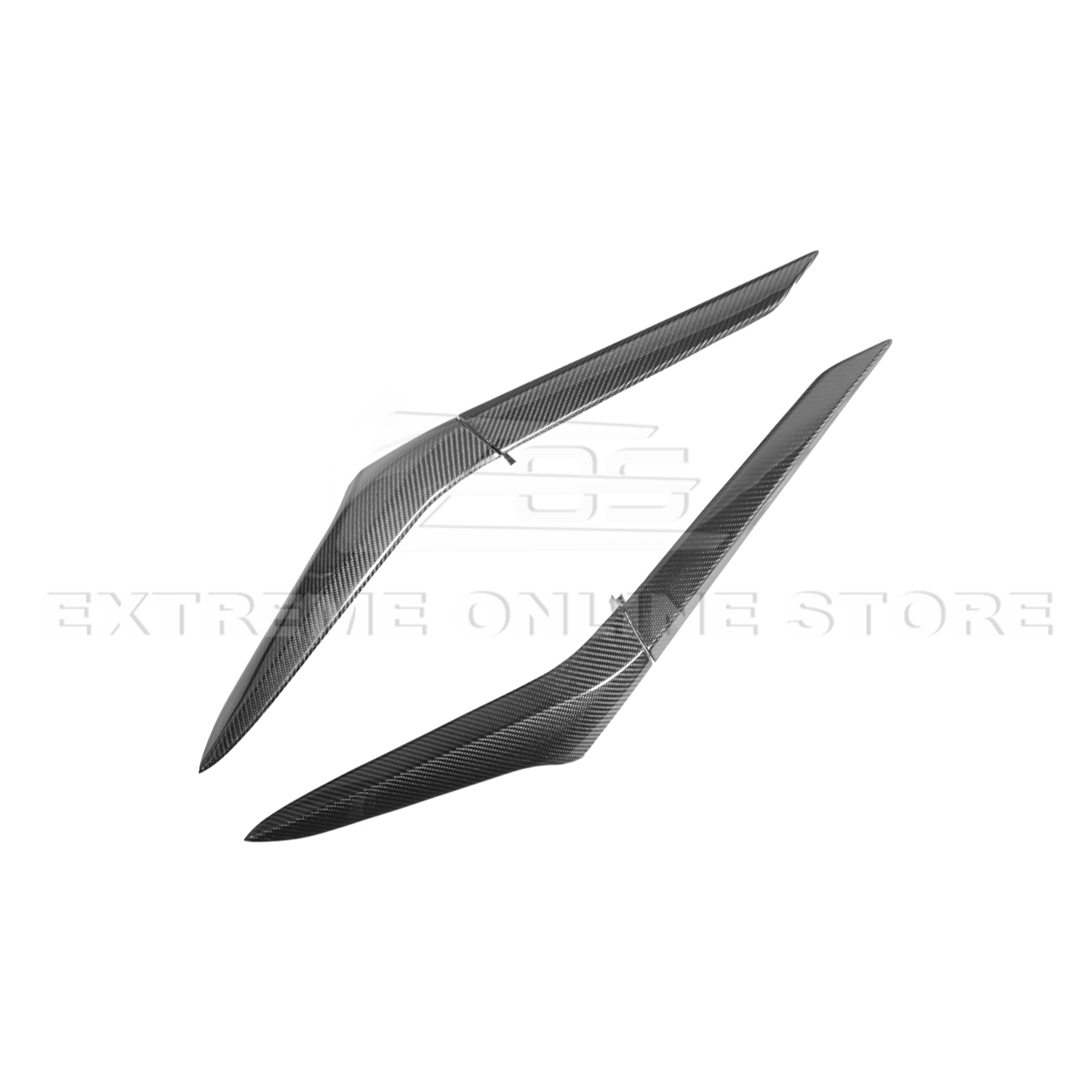 Corvette C8 Z06 DRY CARBON FIBER Replacement Side Door Garnish