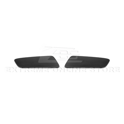 2015-23 Ford Mustang DRY CARBON FIBER Rear Seat Decorative Board Cover
