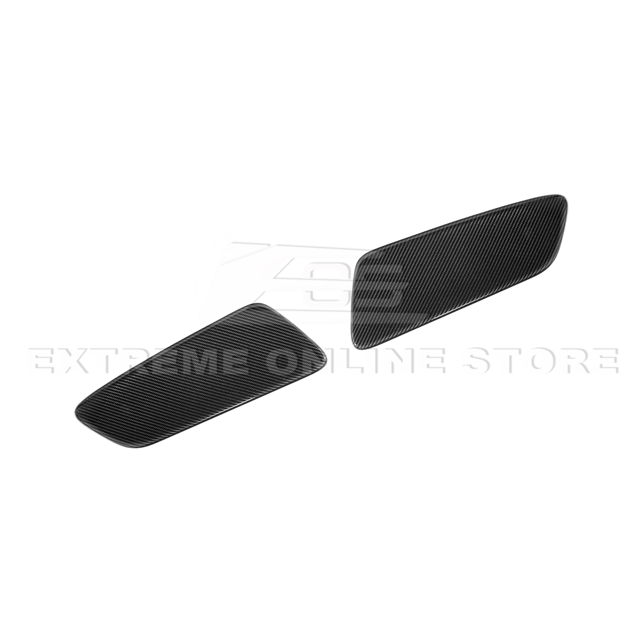 2015-23 Ford Mustang DRY CARBON FIBER Rear Seat Decorative Board Cover