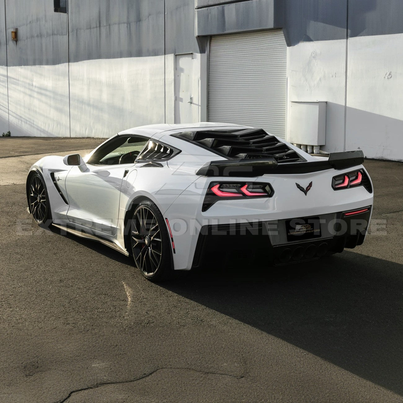 2014-19 Corvette C7 Smoke / Clear Lens Rear Taillight