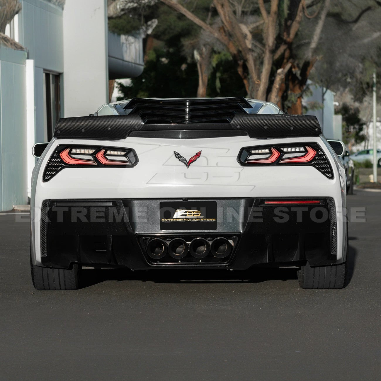 2014-19 Corvette C7 Smoke / Clear Lens Rear Taillight