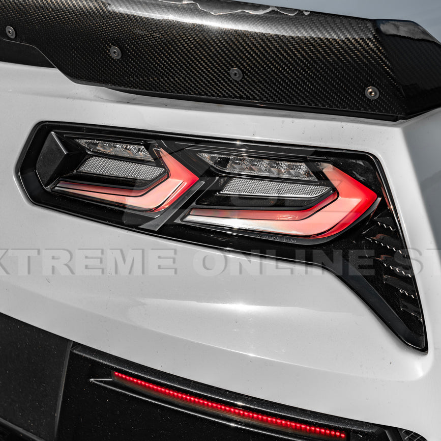 2014-19 Corvette C7 Smoke / Clear Lens Rear Taillight
