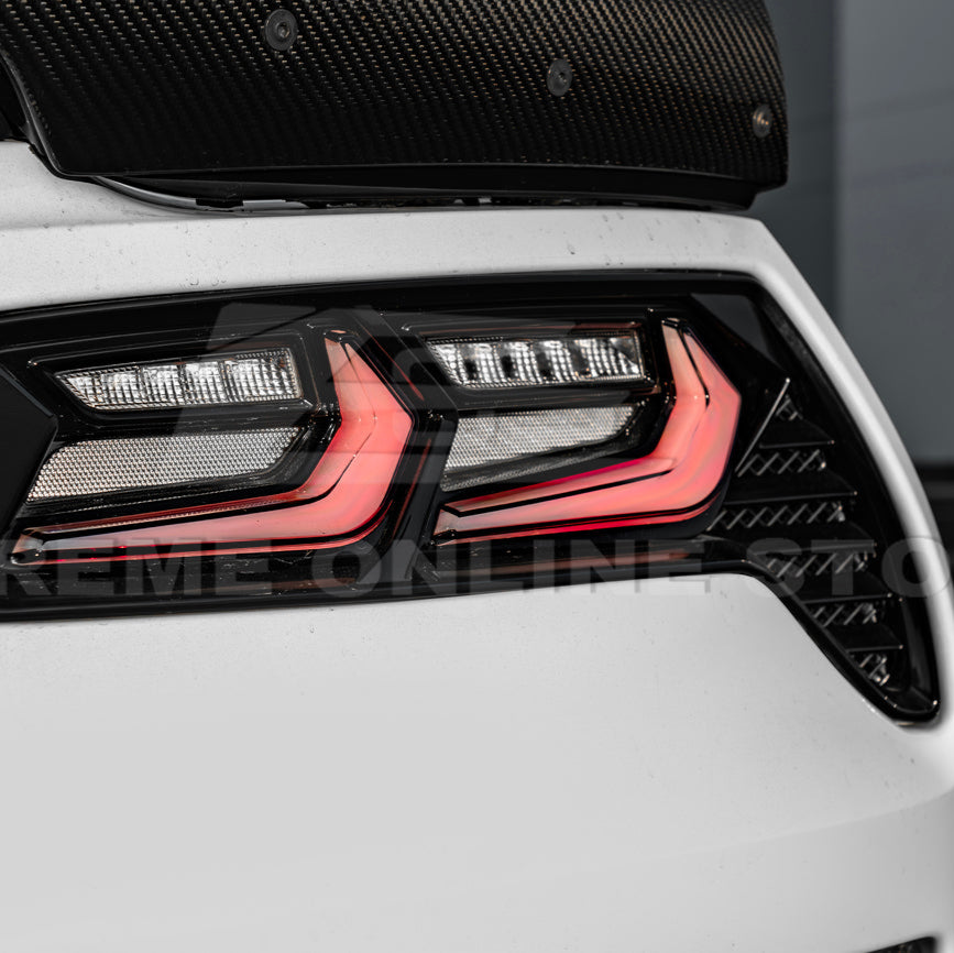 2014-19 Corvette C7 Smoke / Clear Lens Rear Taillight