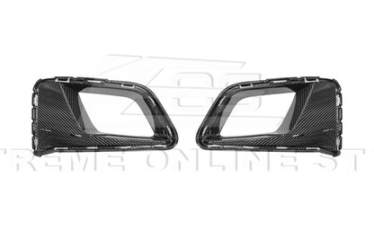 2019-24 Camaro ZL1 1LE Dry Cabon Fiber Front Air Duct Bezels & Canard Dive Planes