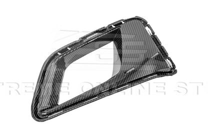 2019-24 Camaro ZL1 1LE Dry Cabon Fiber Front Air Duct Bezels & Canard Dive Planes