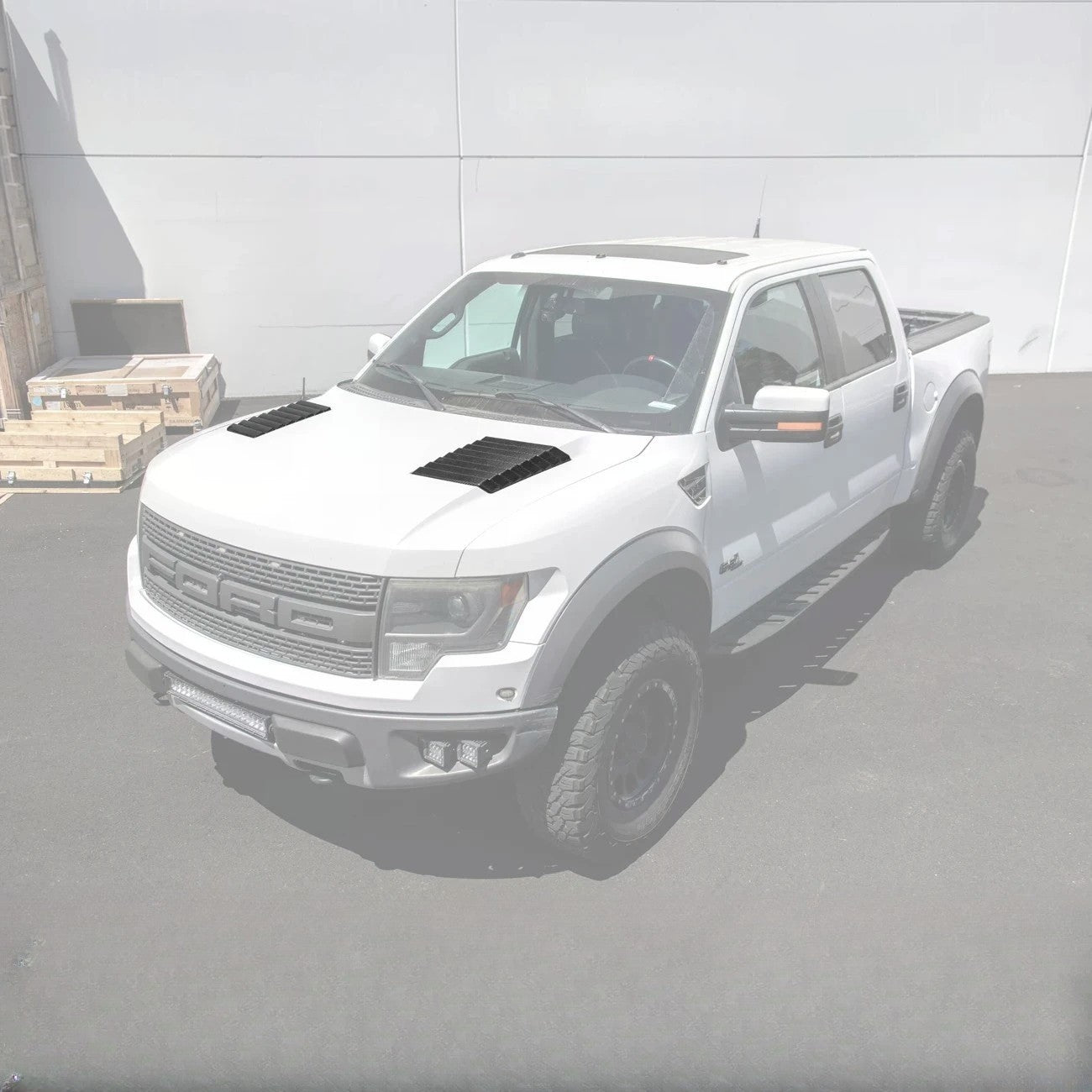 2010-14 Ford F-150 SVT Raptor Carbon Fiber Front Hood Vent