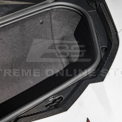 Corvette C8 DRY CARBON FIBER Front Trunk Trim Cover Kit