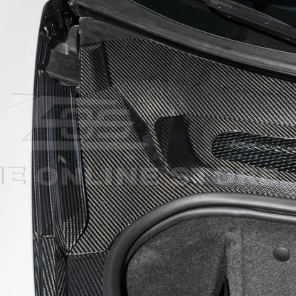 Corvette C8 DRY CARBON FIBER Front Trunk Trim Cover Kit