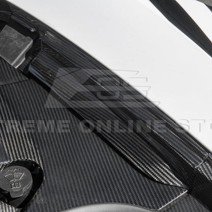 Corvette C8 DRY CARBON FIBER Front Trunk Trim Cover Kit