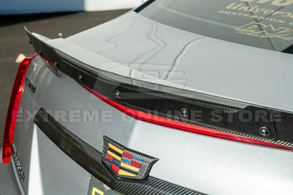 2016-19 Cadillac CTS-V Carbon Fiber Rear Trunk Wing Wickerbill Spoiler