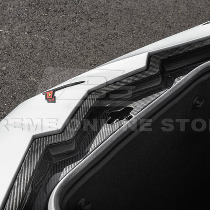 Corvette C8 DRY CARBON FIBER Front Trunk Trim Cover Kit