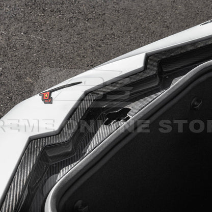 Corvette C8 DRY CARBON FIBER Front Trunk Trim Cover Kit