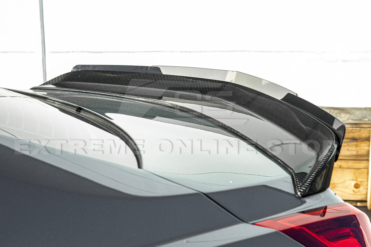 2016-19 Cadillac CTS-V Carbon Fiber Rear Trunk Wing Wickerbill Spoiler