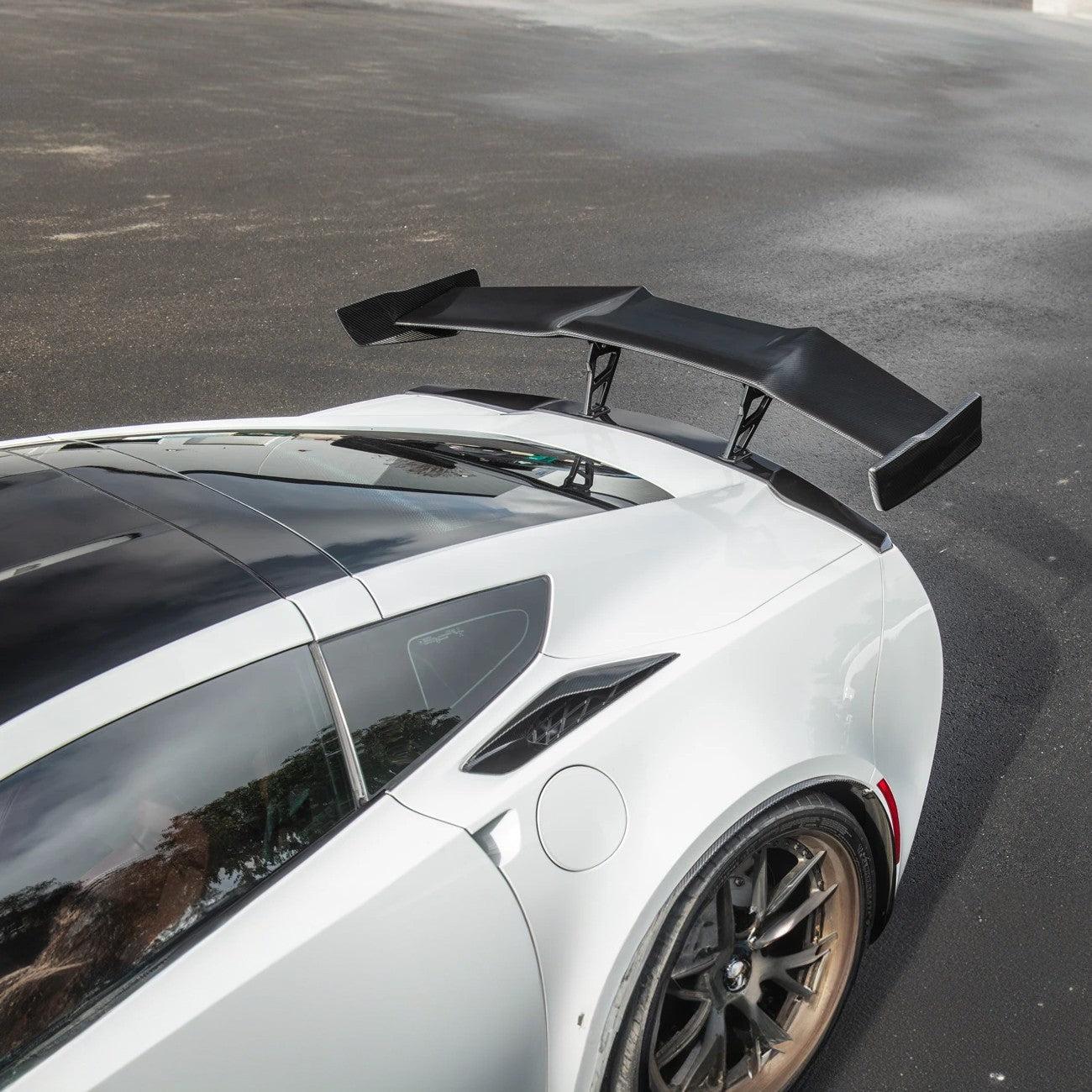 Corvette C7 ZR1 ZTK Conversion Rear Spoiler High Wing