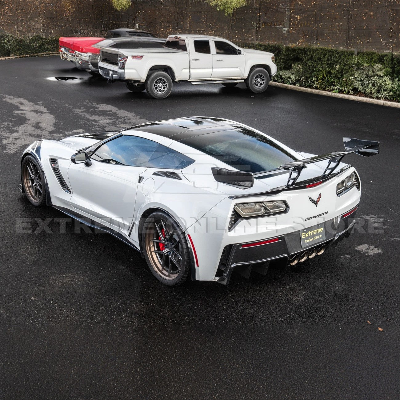 Corvette C7 ZR1 ZTK Conversion Rear Spoiler High Wing