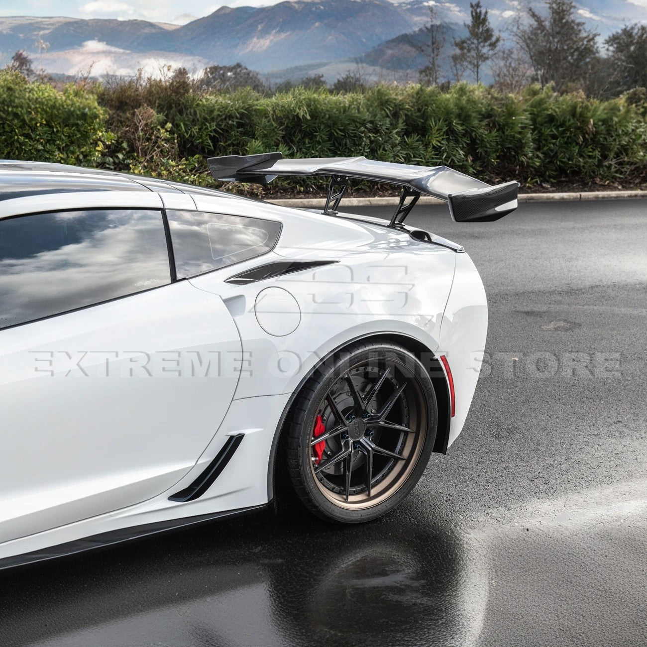 Corvette C7 ZR1 ZTK Conversion Rear Spoiler High Wing