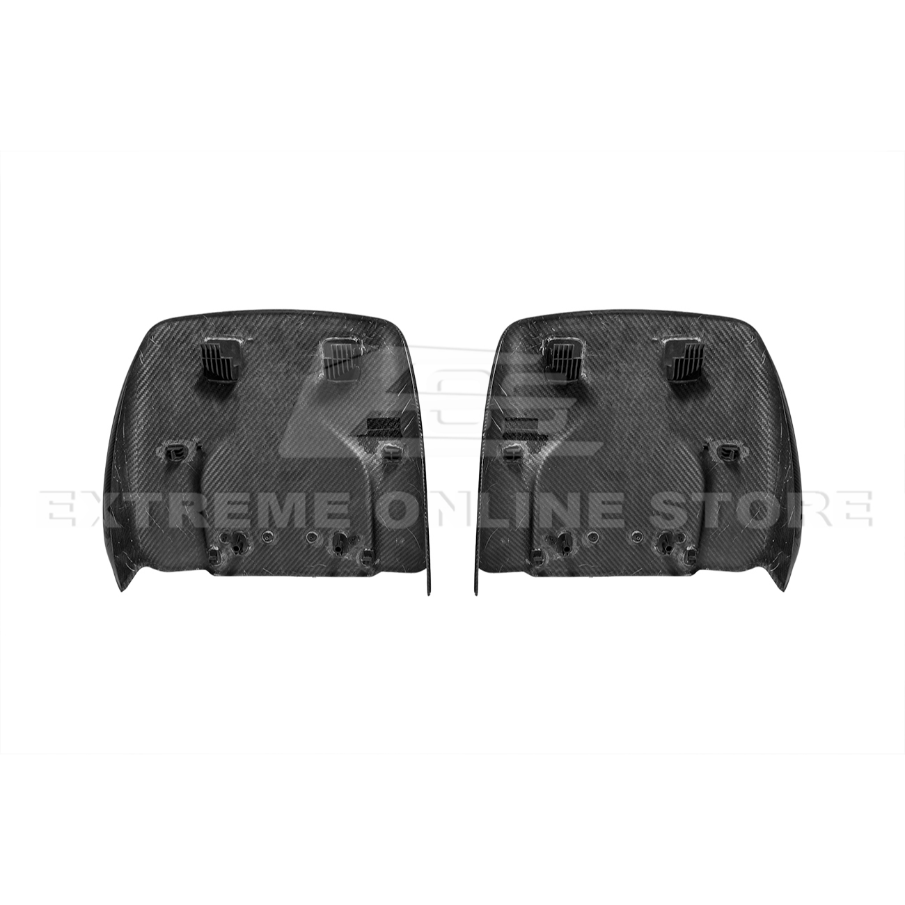 2009-15 Cadillac CTS V Dry CARBON FIBER Seat Back Cover