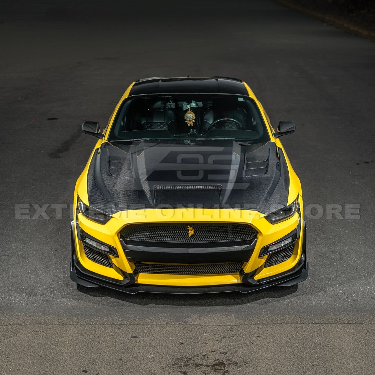 2015-17 Ford Mustang Terminator Style Front Hood Vented Cover
