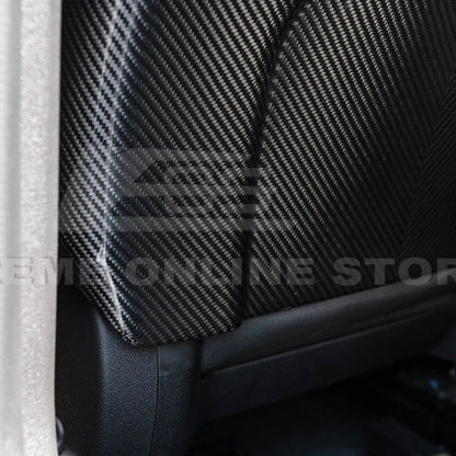 2009-15 Cadillac CTS V Dry CARBON FIBER Seat Back Cover