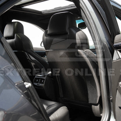 2009-15 Cadillac CTS V Dry CARBON FIBER Seat Back Cover