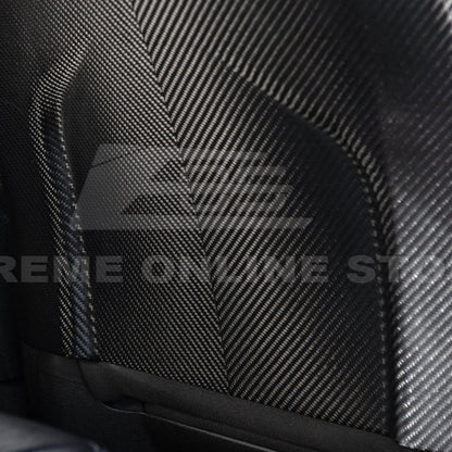 2009-15 Cadillac CTS V Dry CARBON FIBER Seat Back Cover
