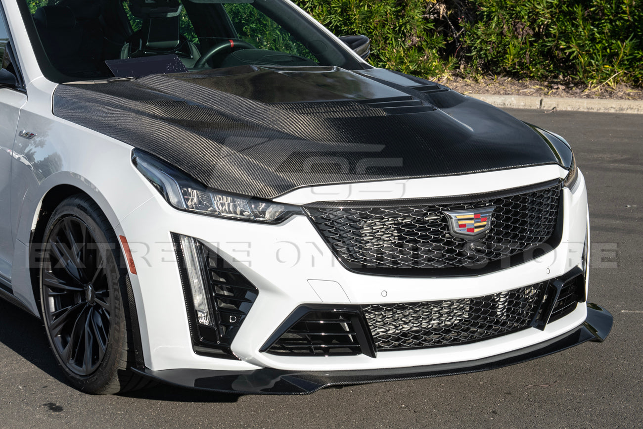 2022-24 Cadillac CT5-V Blackwing Sedan Front Lip Splitter