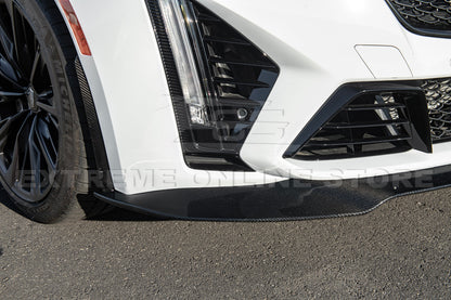 2022-24 Cadillac CT5-V Blackwing Sedan Front Lip Splitter