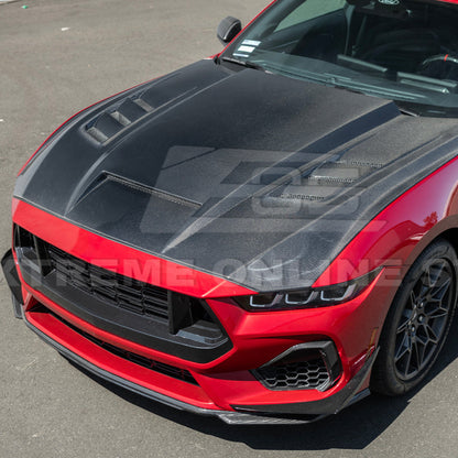 2024-Up Ford Mustang Front Bumper Hood Vented Cover