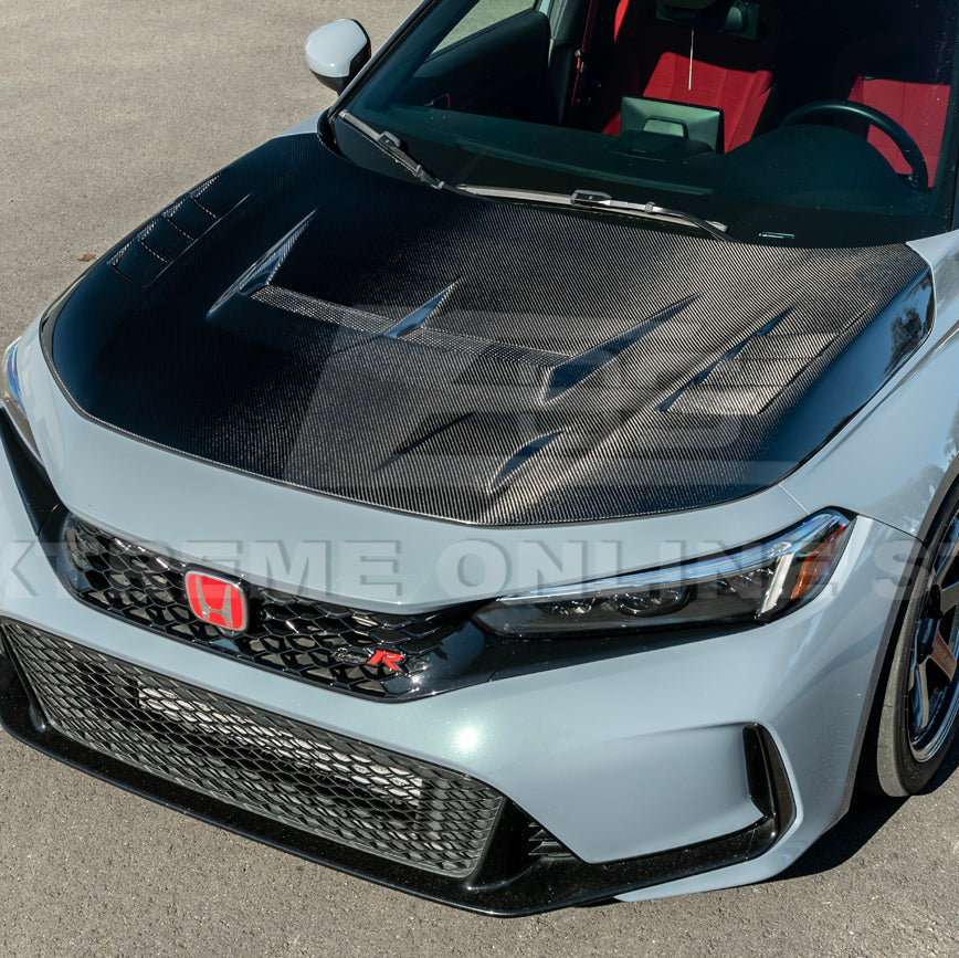 2023-Up Honda Civic FL5 Type-R | JDM Varis Style Front Hood Cover