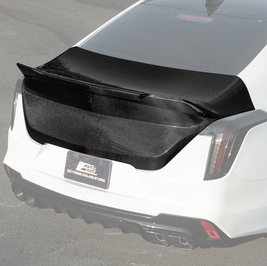 2022-Up Cadillac CT4 Rear Trunk w/ Integrated Blackwing Spoiler